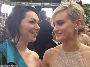 Laura Prepon Lesbian Porn - 11 Examples of Orange Is the New Black's Taylor Schilling and Laura Prepon  Being Hot and Adorable In Real Life