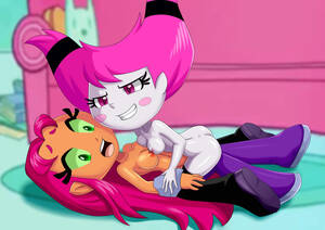 cartoon network girls naked - Rule 34 - ass bbmbbf breasts cartoon network dc dc comics female female/female  female only jinx (dc) nipples nude open mouth palcomix starfire teen titans  teen titans go tongue yuri | 6534893