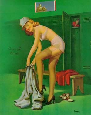 mysterious vintage erotic cartoons - ART FRAHM PIN-UP ARTIST Art Frahm is best known for his \