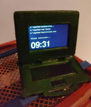 3d Cd Porn - With everyone sharing their 3D prints here's one of mine - a locked crate  but it's a working clock. That's a real screen showing the current time in  place of a countdown :