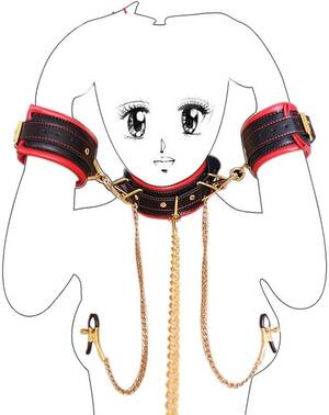 Drawing Nipple Porn - Vabrator Women Tongue Porn Toys Fantasy Nipple Clamps Breast Clamps  +Handcuffs +Neck Collar Bondage Slave Bound Necklace Fetish Role Play  Erotic Toys,Vabrator Women G Spot Clitoris Bi : Amazon.ca: Everything Else