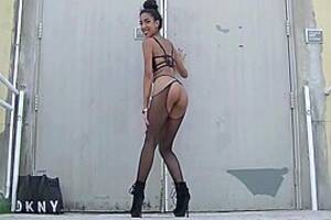 anal exhibitionist - Exhibitionist Girlfriend Promoting Her Bbc Anal Sex Videos In Public! She  Is A Hot Latina In