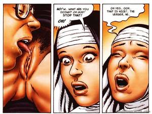 Busty Cartoon Nun Porn - Lustful nun Arsinoe gets it into pussy and ass by Geier Robi - CartoonTube. XXX