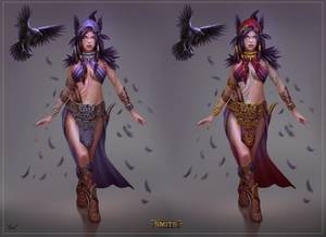 Beach Babe Amaterasu Smite Porn - Smite Morrigan Concept by PTimm