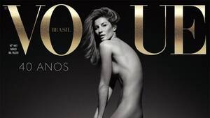 brazilian nudist galleries - Gisele Bundchen Poses Completely Nude for 'Vogue Brasil' | Entertainment  Tonight