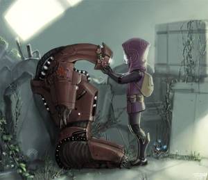 Mass Effect Geth Porn - *gasp* It's like Tim Burton meets Mass Effect!