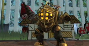 All Stars Battle Royale Porn - Big Daddy Of Bioshock Fame In PlayStation All-Stars: Battle Royale