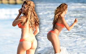 naked beach show - Farrah Abraham Bares Her Backside On The Runway Weeks After Return To Porn