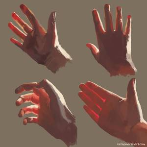 foot references - Subsurface Scattering painting with hands. http://rachelmartinart.com/