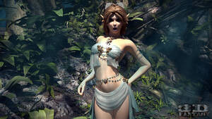 Lesbian Elf Porn 3d Fantasy Girl - Sexy elf lesbians have a 3d sex rendezvous in the forest - 12 Pics | Hentai  City