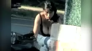 candid asian hard tits - Candid - Busty Asian Milf HUGE TITS Cleavage & Downblouse - Sunporno