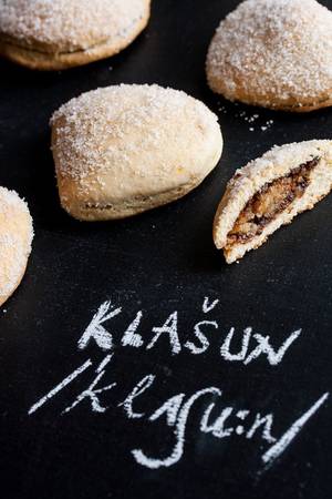 Croatian Cuisine - Tasty klasun cakes, from Korcula Island Croatia.