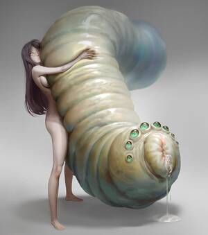 Monster Worm Porn - Worm by Yan Lv : r/ImaginaryMonsters