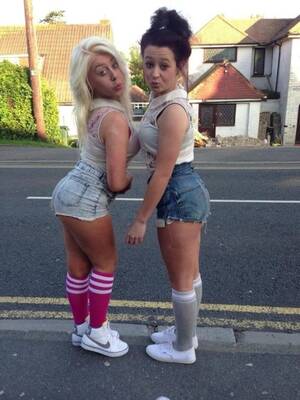 filthy teen sluts tumblr - Two Filthy Chav Sluts! Tumblr Porn