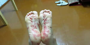 homemade foot licking - Easy Domination With Tickling And Wax On Bare Feet Homemade Foot Fetish Of  A Mature Couple HD SEX Porn Video 10:35