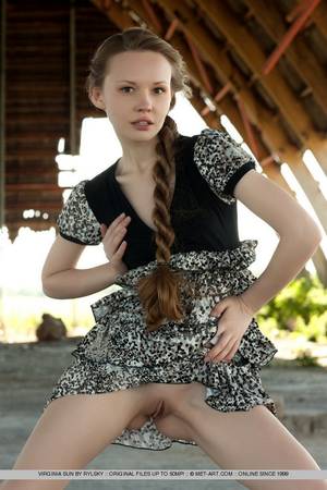 adorable pale skin girl - Description: Adorable, amateur, braid, cute face, lovely smile, nice poses, pale  skin, shaved, small labia, upskirt.