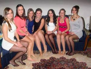 Groups Of Girls In Pantyhose Fucking - candid pantyhose