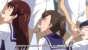 free anime threesome - Boy fucks two cute friends in wonderful threesome anime porn