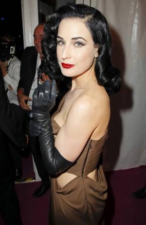 Celebrity Glove Porn - gloves me Dita