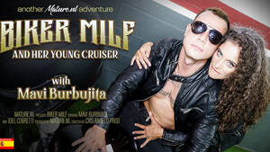Biker Mature Leather Porn - Mature.nl Joel Cobretti (29), Mavi Burbujita (EU) (52) - Mavi Burbujita is  naughty biker MILF that gets hot from young bad boys