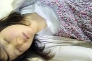 asian sleeping xxx - Man sliding dick over sleeping Asian chicks mouth lips nrh003 00, watch  free porn video, HD