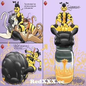 Hunby Furry Bee Porn - {image} Golden Gush - Felloweirdo [furry] [bee] [digestion] [honey]  from vore bee Post - RedXXX.cc