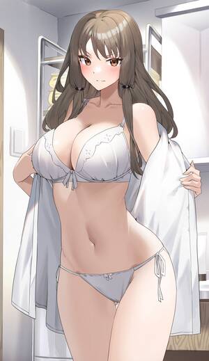 anime girl white bra and panties - White Lingerie [Artist's Original] free hentai porno, xxx comics, rule34  nude art at HentaiLib.net