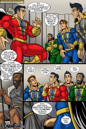 Gay Marvel Porn Comics - Page 2 | gay-comics/iceman-blue/shazam! | Erofus - Sex and Porn Comics
