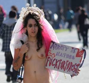 naked indian social nudism - fuck-for-forest-naked-protester