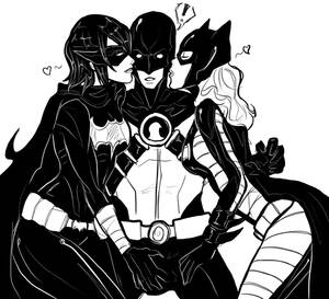 Black Bat And Robin Porn - Rule 34 - batgirl batman (series) black bat cassandra cain dc dc comics  dick hammersmith female interracial male monochrome red robin stephanie  brown threesome tim drake | 1138177