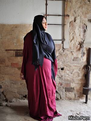 muslim bbw huge breasts - Porn image of woman fat traditional saggy tits arabic big tits huge boobs  created by AI