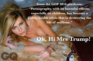 Lawyer Dressed Undressed Porn - ... but two feminist lawyers as FLOTUS, and I never want to see anyone in  that slot who has ever posed naked with enough cosmetics to star in a porn  flick.