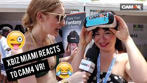 Google Cardboard Porn - CAMCON Reacts to CAM4VR for the first time - VR Porn!