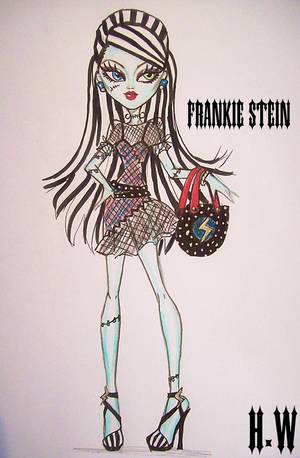 Monster High Frankie Stein Porn - Monster High - Frankie Stein illustration by Hayden Williams /  x_fashionluva_x