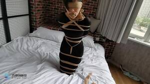 asian tied in pantyhose - BoundHub - Asian Pantyhose Bondage