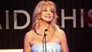 Goldie Hawn Sharon Stone Porn - Goldie Hawn, Aileen Getty and Hugo Boss Honored at amfAR Gala