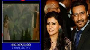 Kajol Xxx Shahrukh Khan - Ajay Devgan and Kajol's video goes Viral on porn site - YouTube