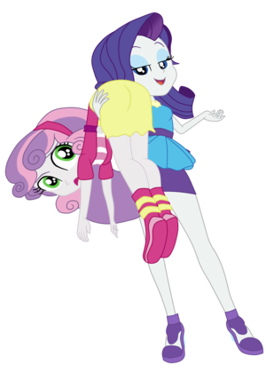 Mlp Porn Sweetie Belle Ass - Rarity Cargando A Sweetie Belle by gmaplay on DeviantArt