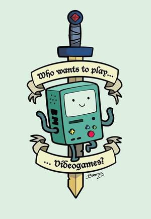 Beemo Adventure Time Porn - Who Wants to Play Video Games? - Beemo from Adventure Time