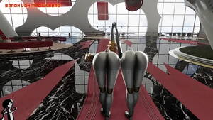 atomic 3d cartoon sex - Atomic Heart twins blowjob - XNXX.COM