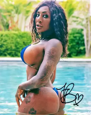 ebony glamour photography - Josy Black Pornhub Only Fans Adult Porn Model Signed 8x10 Photo COA Proof  17 | eBay
