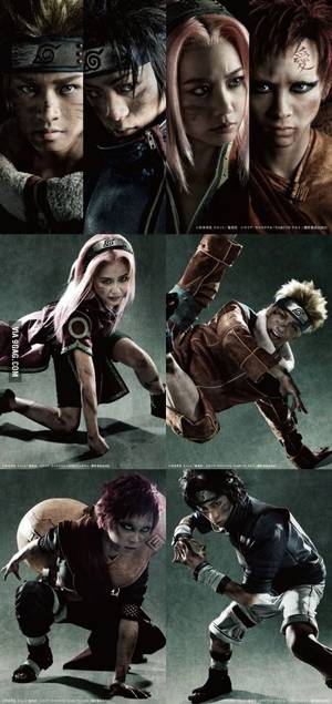 Naruto Live Action Porn - Naruto live-action movie cast c: