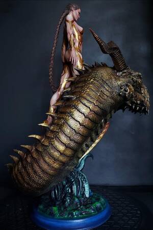 Angelina Jolie Monster Porn - Grendel's Mother : Beowulf (Angelina Jolie) â€“ VXLabs Art