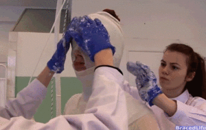 bdsm medical fetish cartoons - Minerva Body Cast with Double Long Arm Cast's (Medical Fetish & Bondage)from  http://www.bracedlife.comtags: cast fetish pics, animated GIFs, sexy nurses  in uniform, helpless female patient, hospital roleplay, body in plaster  cast, wearing