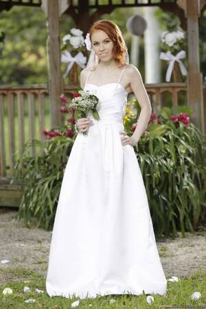 Melony Bride - Redheaded bride Dolly Little strips off her hot wedding dress outd ... |  SexPin.net â€“ Free Porn Pics and Sex Videos