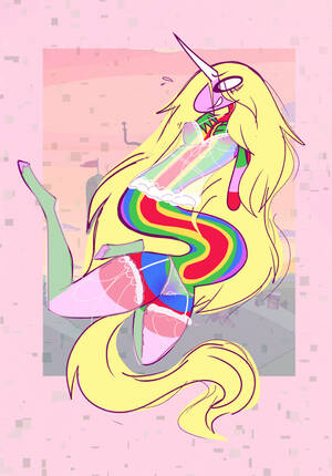 Adventure Time Rainicorn Porn - 96733 - suggestive, artist:degeneratefelidae, lady rainicorn (adventure time),  fictional species, mammal, rainicorn, anthro, unguligrade anthro, adventure  time, cartoon network, breasts, clothes, female, hooves, lingerie, solo,  solo female, underwear .