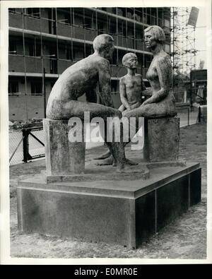 group nudism galleries - May 05, 1956 - Nude ''Family Group'' statue causes controversy. Installed  in front of Council flats: Much controversy has been created by the  installation of ''Family Group'' a Nude statue on the