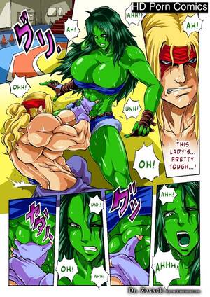 Hulk Porn Comics - Alex vs She-Hulk comic porn | HD Porn Comics