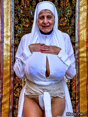 Iran Nun Porn - Porn image of iranian nun saggy tits slutty huge boobs gigantic boobs  skinny created by AI