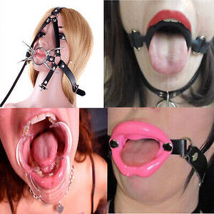 Clothed Porn Open Mouth Gag - Bondage Silicone Open Mouth Gag BDSM Oral O Ring Lips Restraints Women Sex  Toys | eBay